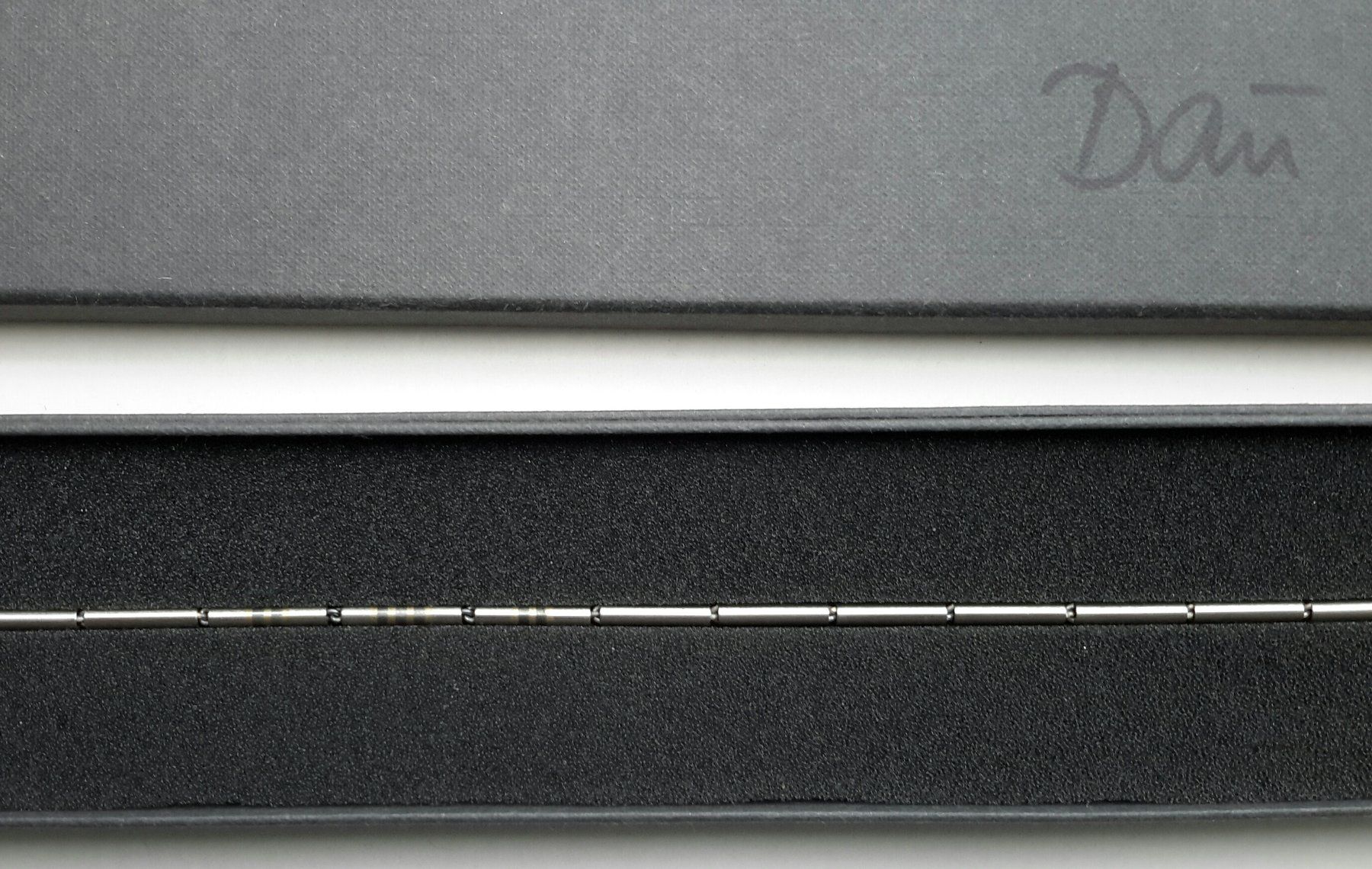 Catenine: Kette , Carl Dau Berlin , Gold , Silber + Stahl . – Nuovo (secondo la descrizione) da Burgdorf venduto da Olli.34 3