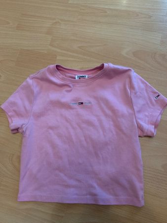 Joli crop top Tommy Hilfiger rose t. xs