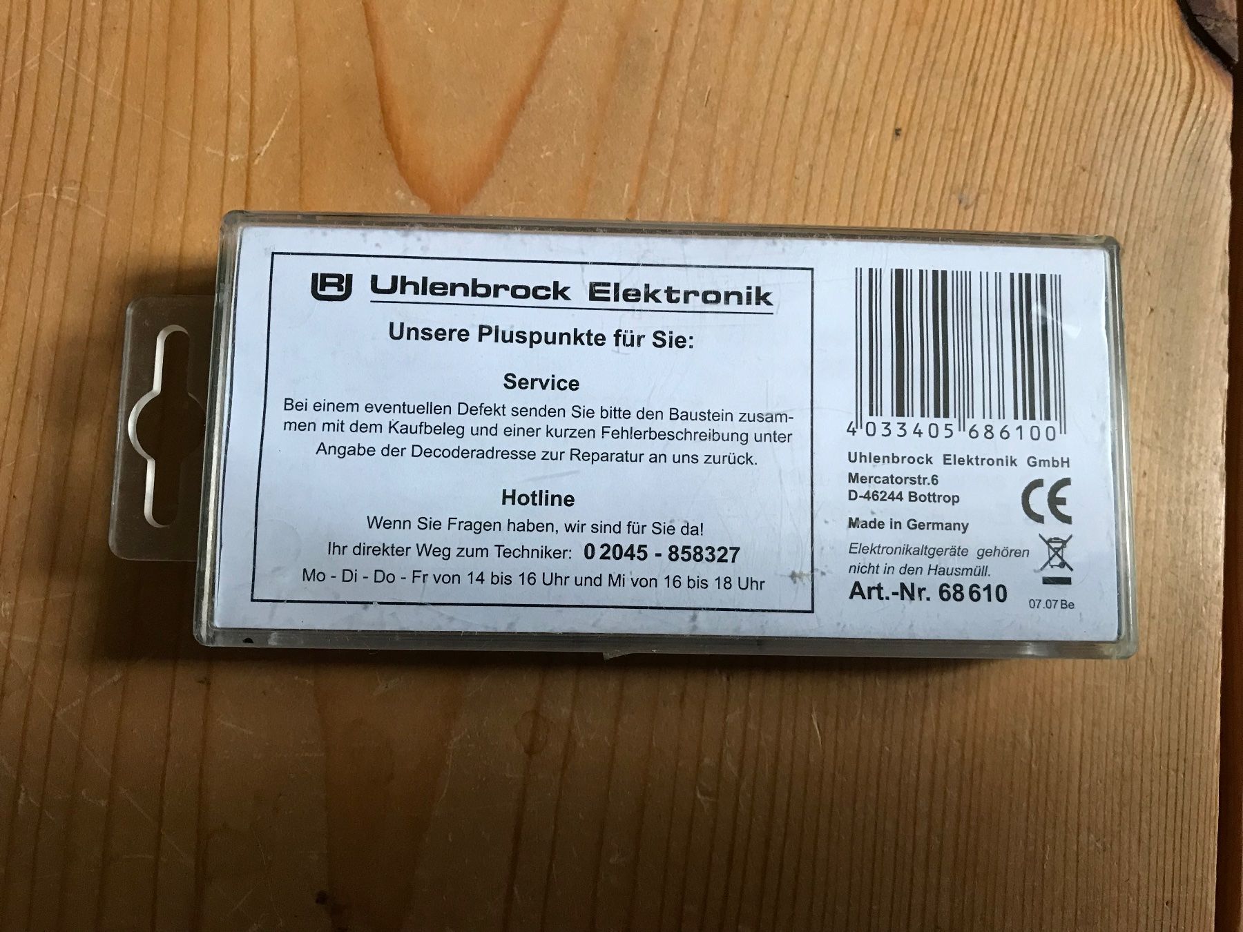 Uhlenbrock Modelleisenbahnen: uhlenbrock 68610, infrarot empfänger – Gebraucht aus liestal von makai05 1