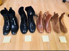4 Paar Damenschuhe Gr. 39 & 40