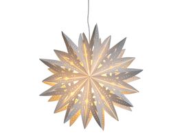 Vintage Papierstern inklusive Kabel