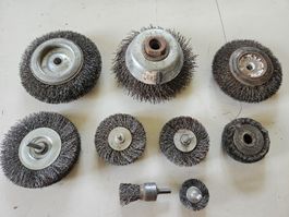 Drahtbuersten Set Metall 