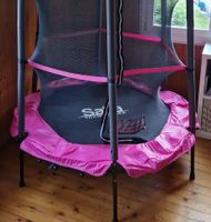 Trampolin Junior Indoor Kinder rosa - guter Zustand