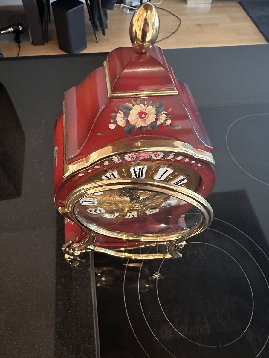 Orologi: Antike Pendule, handbemalt, Luxus Tischuhr Luzca – Usato da Lyss venduto da Swiss_1992 1