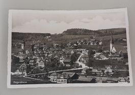 AK Degersheim Dorfansicht beide Kirchen 1938 Nostalgie  SG