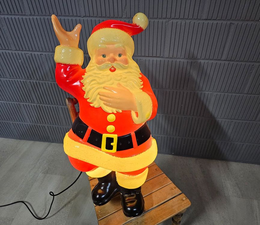 Weihnachtliche Schneekugel Beleuchtet Mit Dem Weihnachtsmann Laterne Batterie 1Stück | Germany