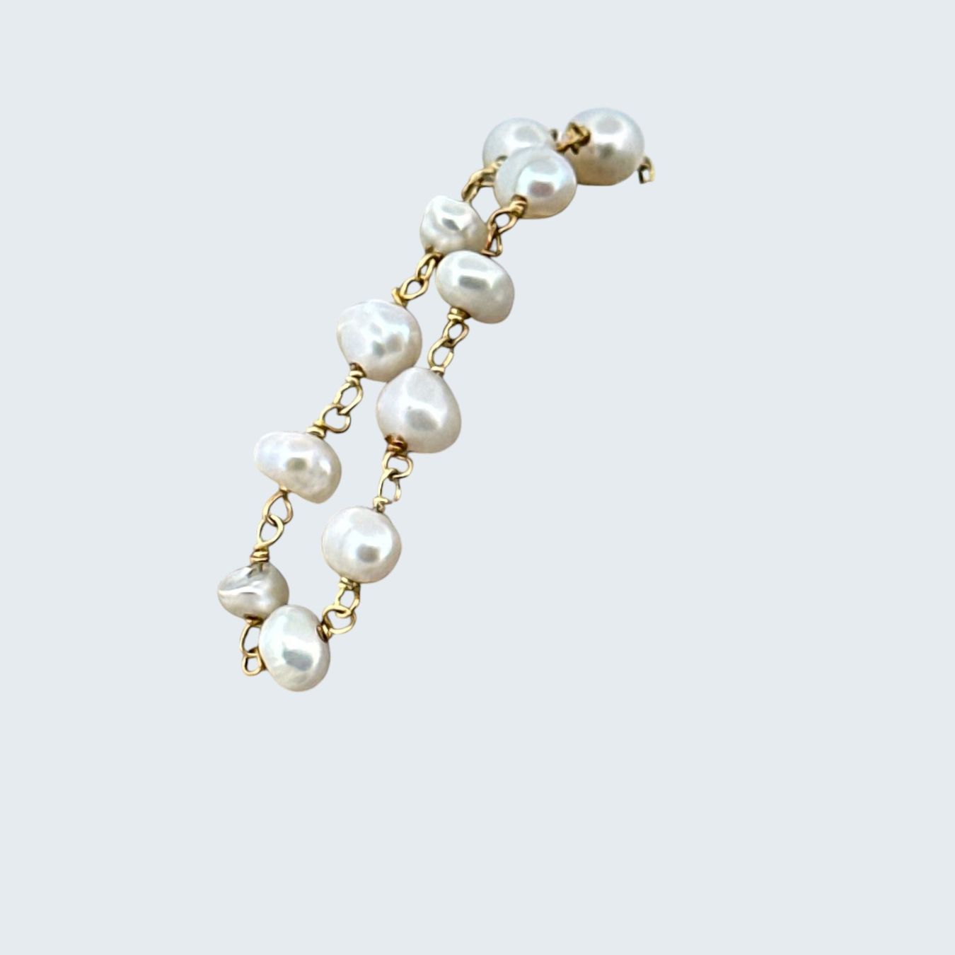 Olga Ribler Bracciali & Braccialetti: Armkette mit weissen Süsswasserperlen – Nuovo (secondo la descrizione) da Luzern venduto da MonikaS03 3