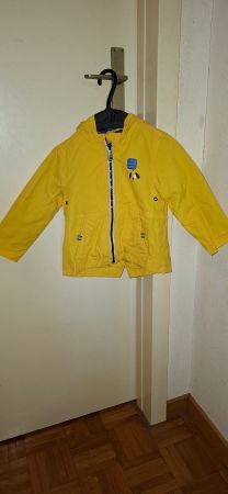 Veste pluie / imperméable jaune, bébé taille 80