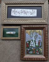 Lot of 3 Persian miniature paintings