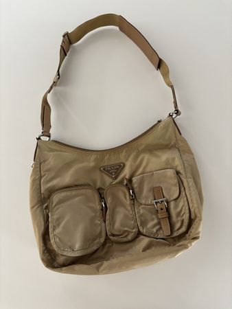 Vintage Prada bag, nylon and leather