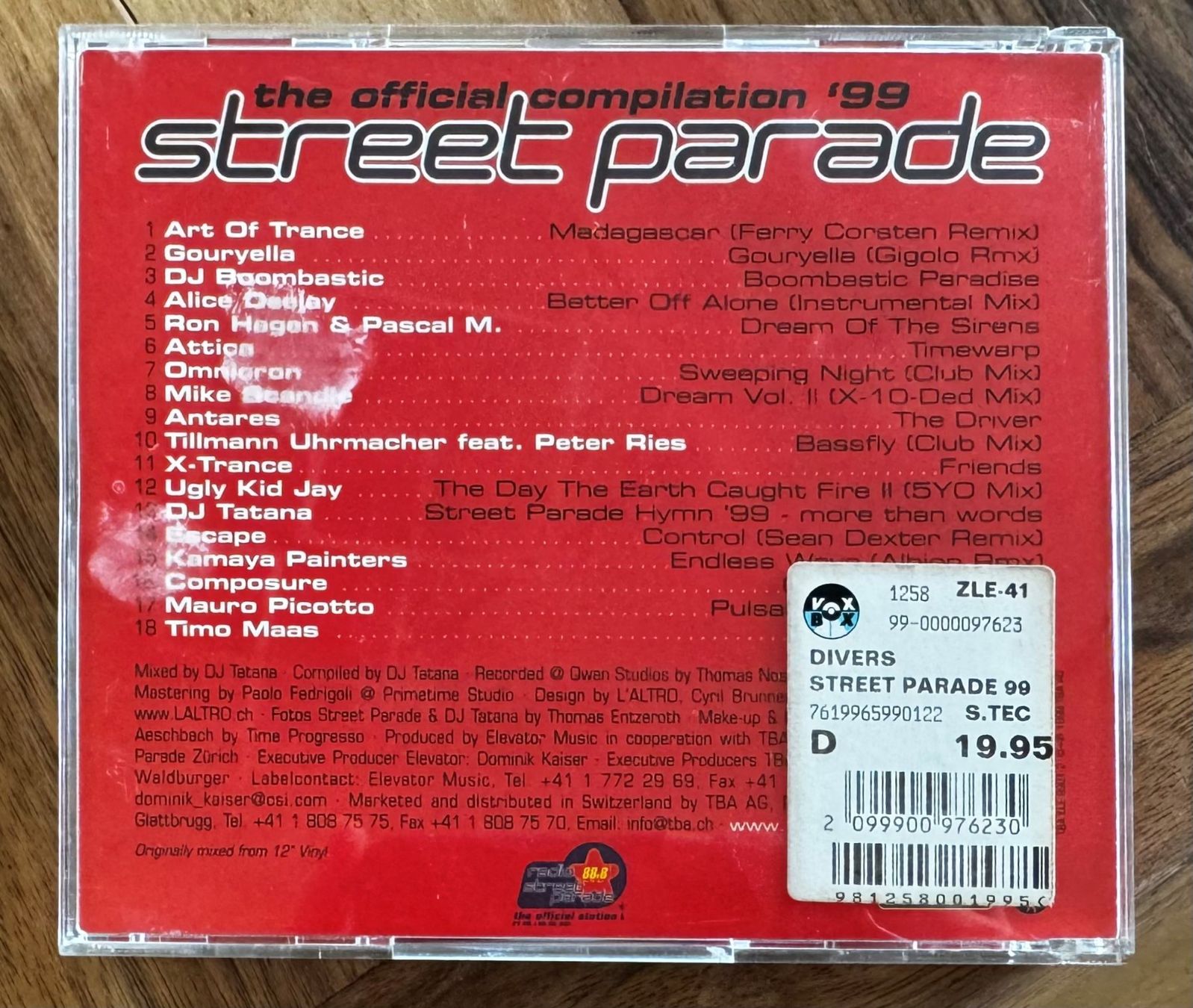 CD: Street Parade CD Sammlung 1998–2006 – Usato da Dällikon venduto da Arkana_23 4
