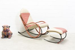 Strässle Nonna Schaukelstuhl + Hocker Paul Tuttle Nr. 18