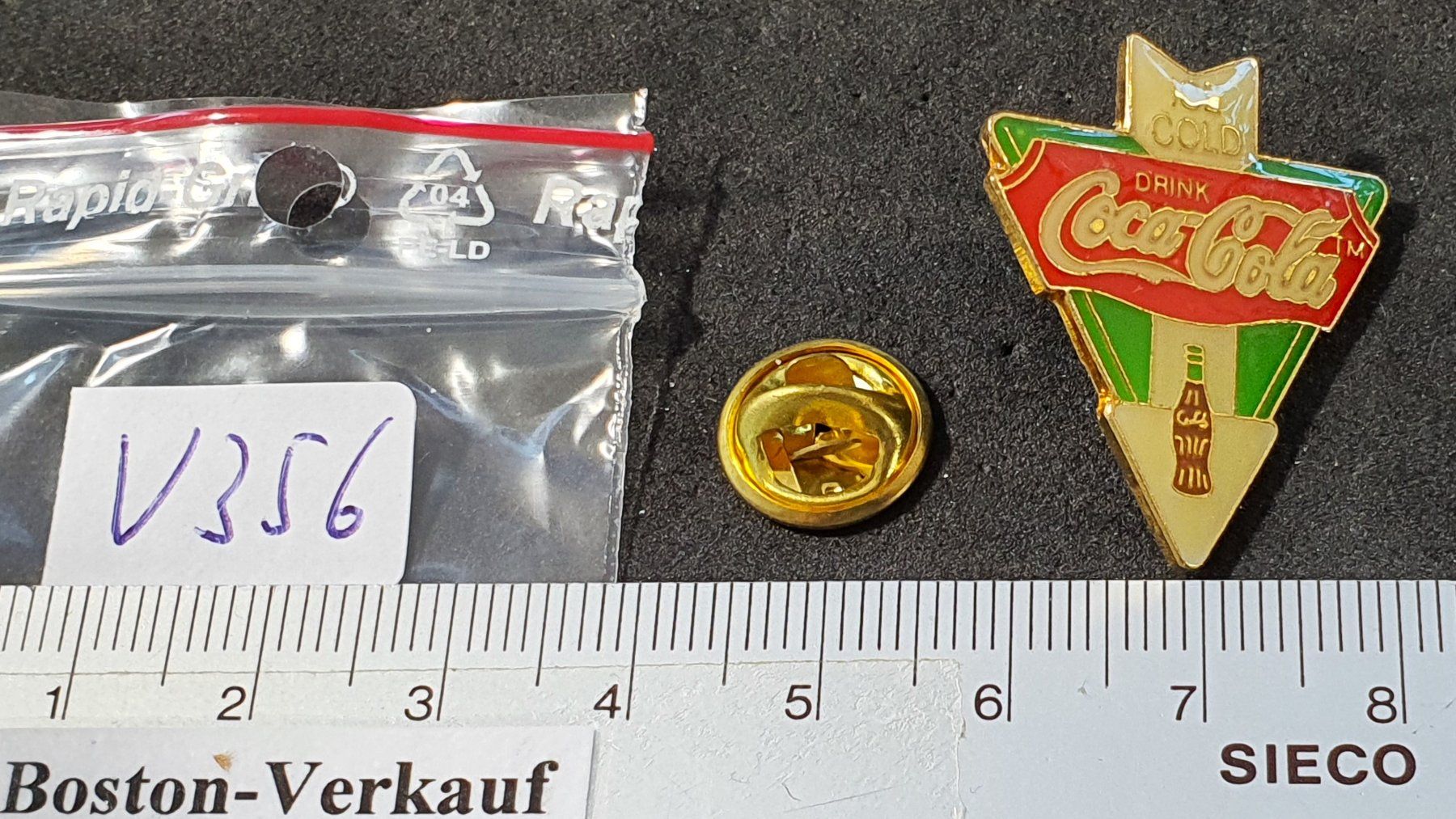 Placchette & Badge: V356 - Pin ICE COLD DRINK Coca Cola – Usato da Reinach BL venduto da Boston-Verkauf 3