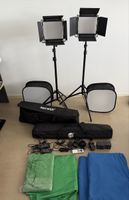 Neewer Foto-Video LED Beleuchtungsset + Backdrop System
