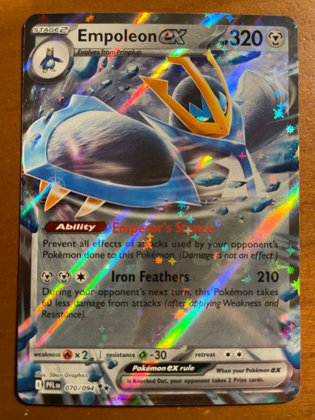 Pokémon Carte collezionabili: Pokemon Empoleon eX (Versand gratis) – Nuovo (secondo la descrizione) da Chur venduto da Angerson