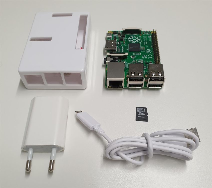 Raspberry Pi Model B+ V1.2, Komplett Set (Neu und originalverpackt) in ...