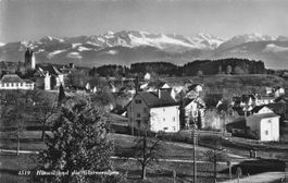 Hinwil und die Glarneralpen