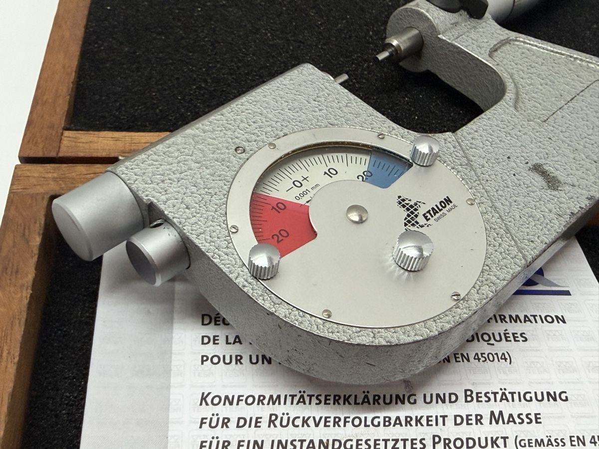Tesa Misurare: ETALON DIAL INDICATING MICROMETER – Usato da Bassecourt venduto da DiM7775 5
