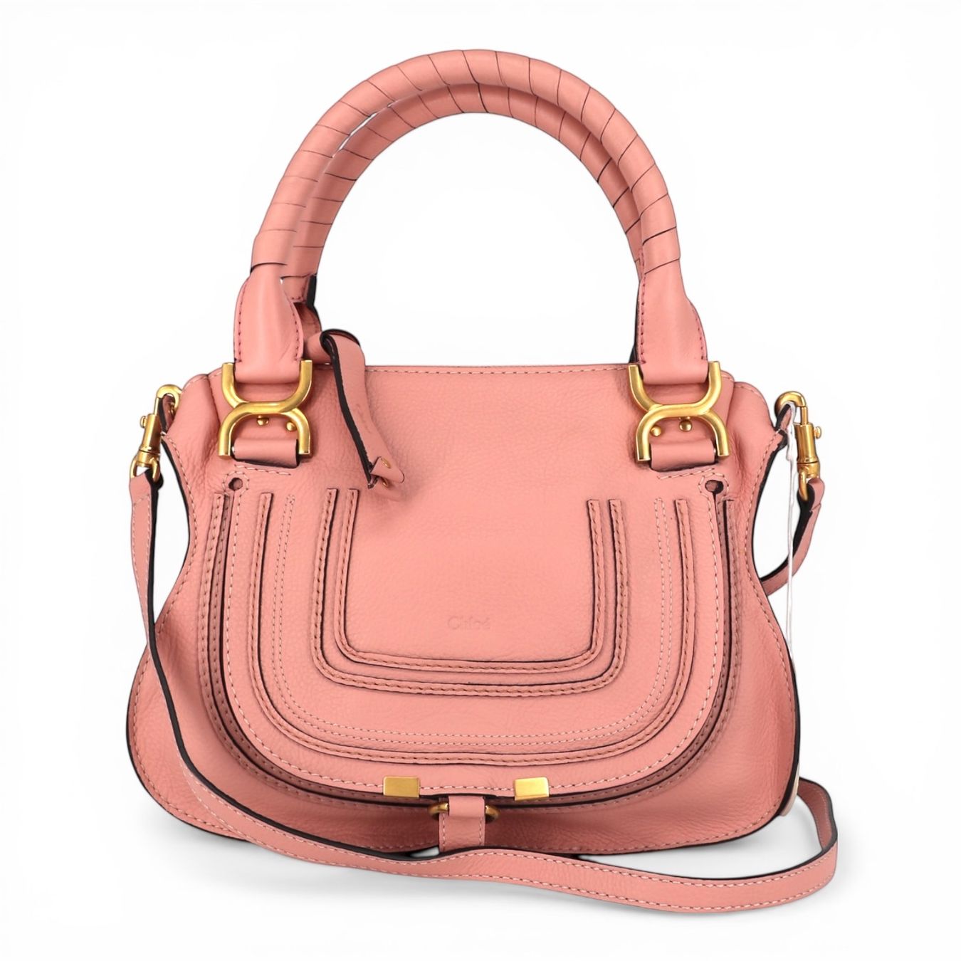 Chloé Borse da donna: Chloé Marcie small Fallow pink – Usato da Binningen venduto da Designerlabels