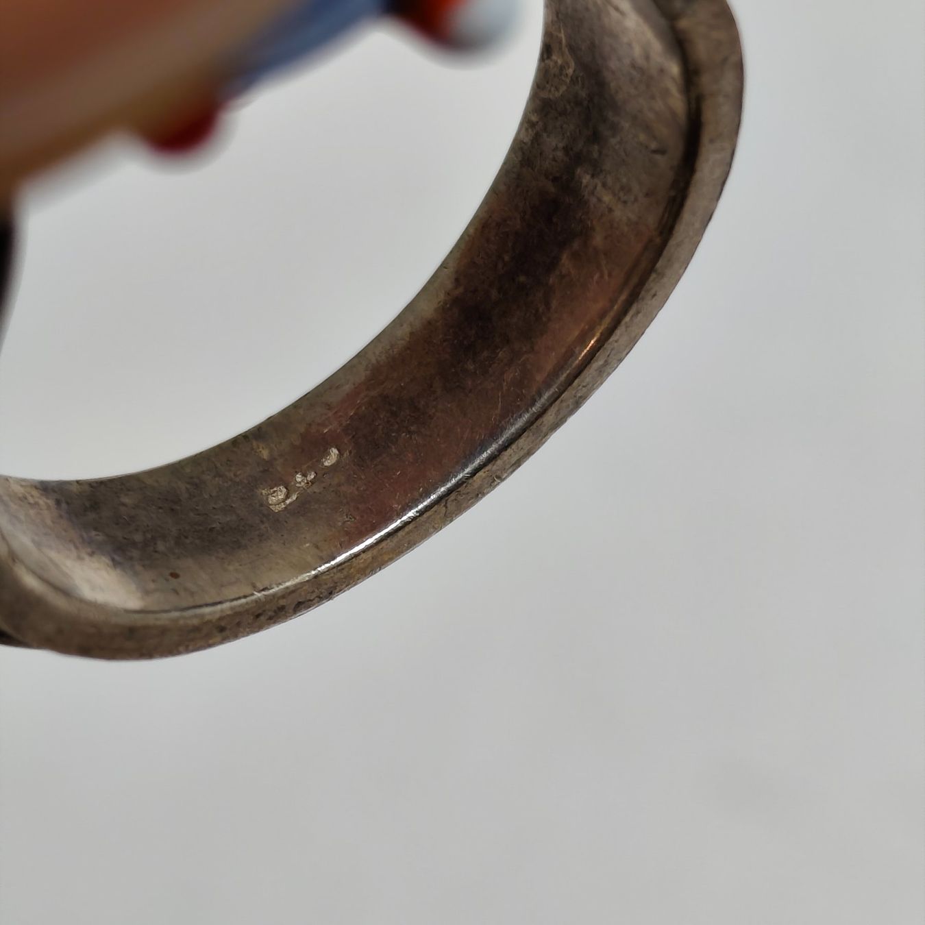 Anelli: Silberring mit Murano Glasperle / Stachelperle #B2 – Usato da Châtelaine venduto da Tropic.Watch2 4