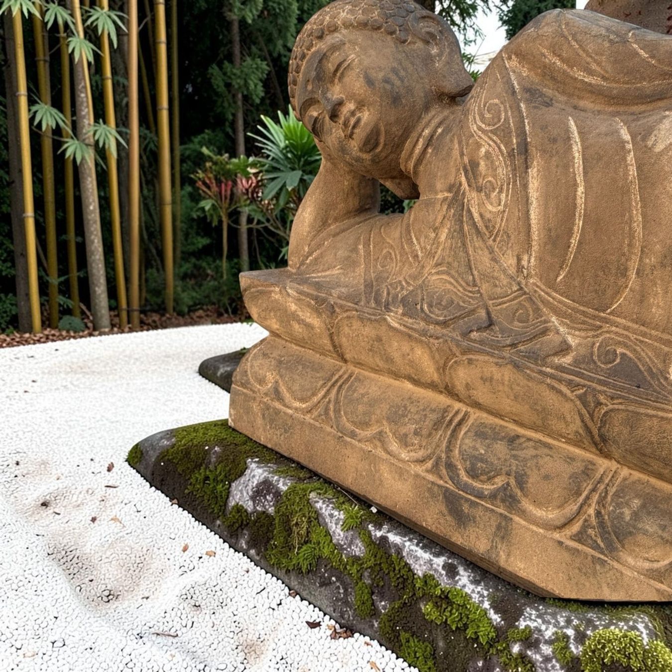 Sculture & Statue: Liegender Buddha Skulptur Nirvana Steinfigur Bluestone 100cm – Usato da Hilpoltstein venduto da TOMTAO88 2