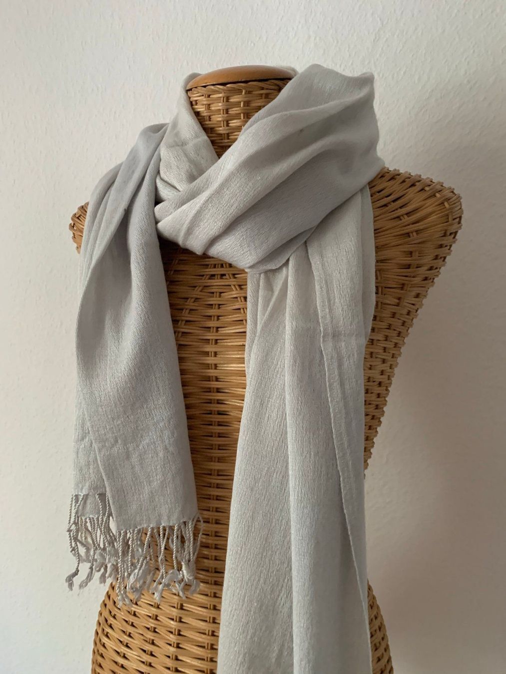 Foulards, Tücher & Schals: Schal Foulard grau-hellblau – Gebraucht aus Zürich von Diazaio 1