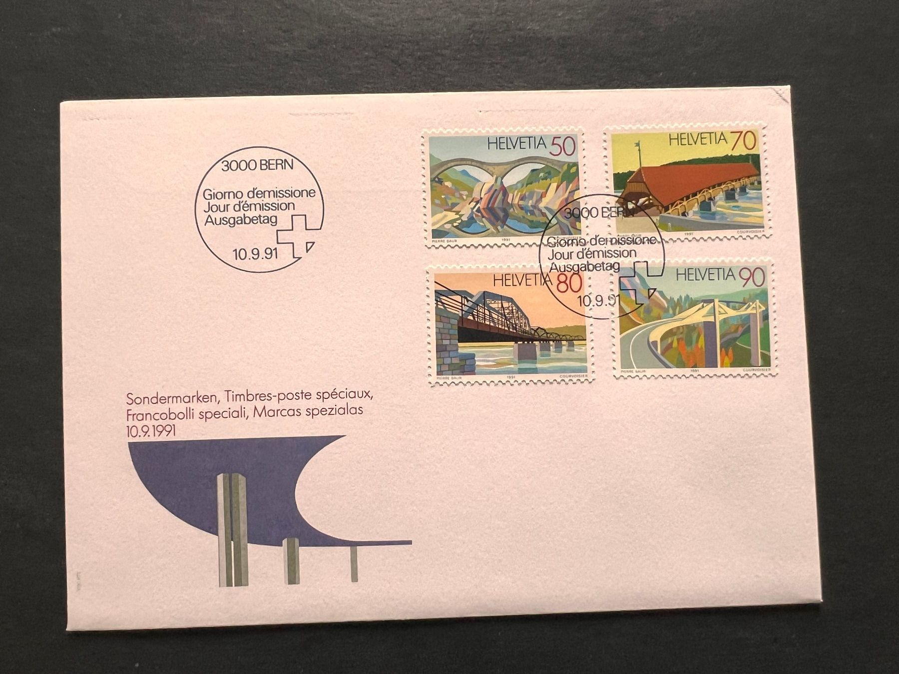 Tous les timbres: Sonderbrief  1991   FDC (R467) – D'occasion à Hinwil par Sidi4