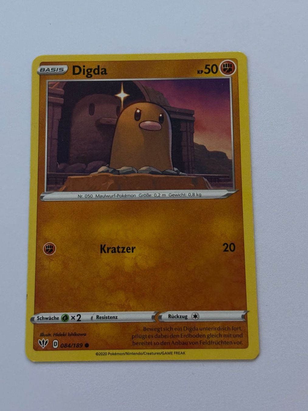 Pokémon Carte collezionabili: Pokemon-Karte Digda 084/189 – Usato da Herisau venduto da Seyashop1