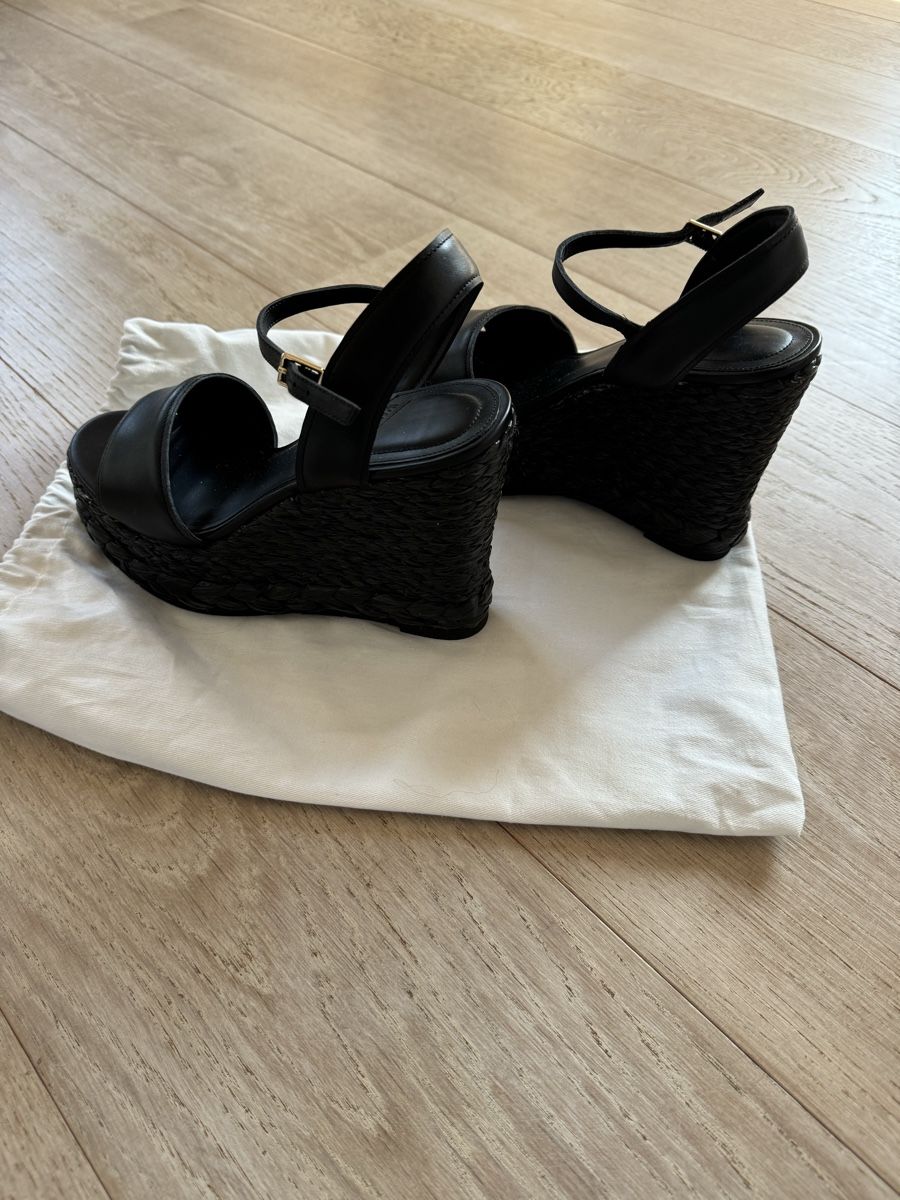 Scarpe da donna: Sandales compensées WHAT FOR noires taille 38 – Nuovo e nell'imballaggio originale da Pully venduto da els_gbk2 1