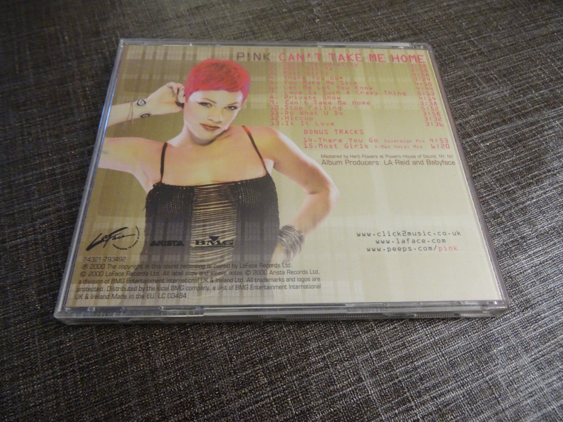 CD: Pink - Can't take me home CD – Usato da Olten venduto da Disc-Ausverkauf 1