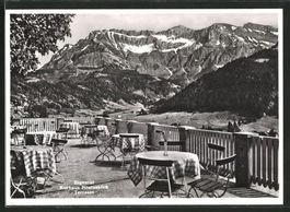 Eigental, Kurhaus Pilatusblick, Terrasse um 1945