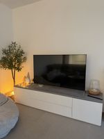 Sideboard weiss/grau mit 2 Schubladen und 1 Tuer guter Zusta