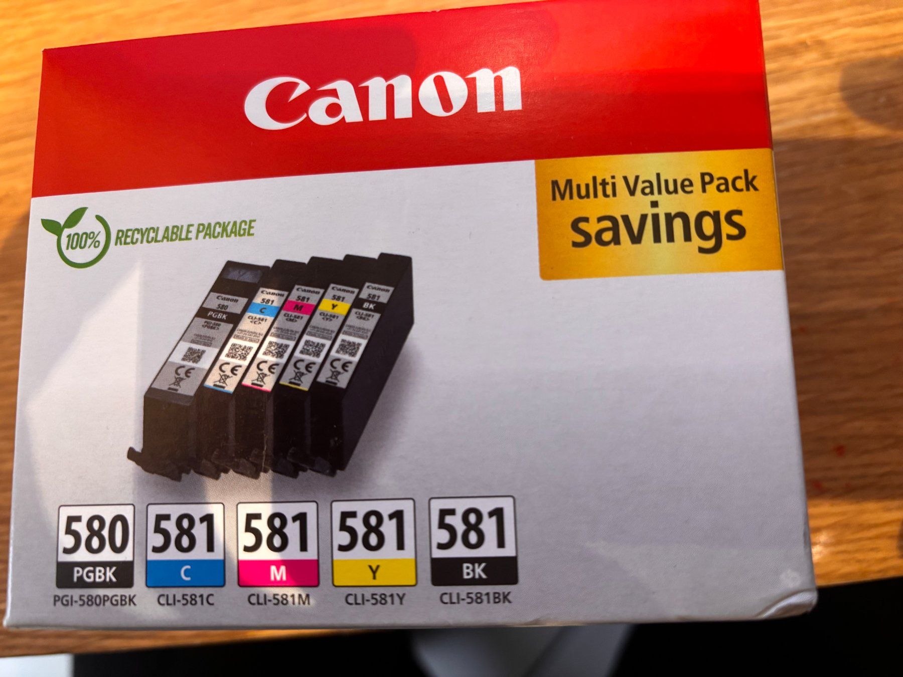 Canon Cartucce per stampanti & toner: Cannon Patronen 581 – Nuovo e nell'imballaggio originale da Thalwil venduto da peonia88