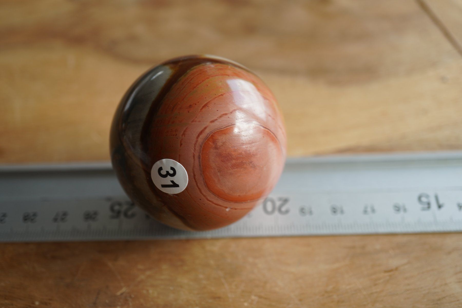 Mineralien & Heilsteine: Polychrom Jaspis       5cm   Kugel    – Räumung – Neu (gemäss Beschreibung) aus Eschenbach SG von topstone 2