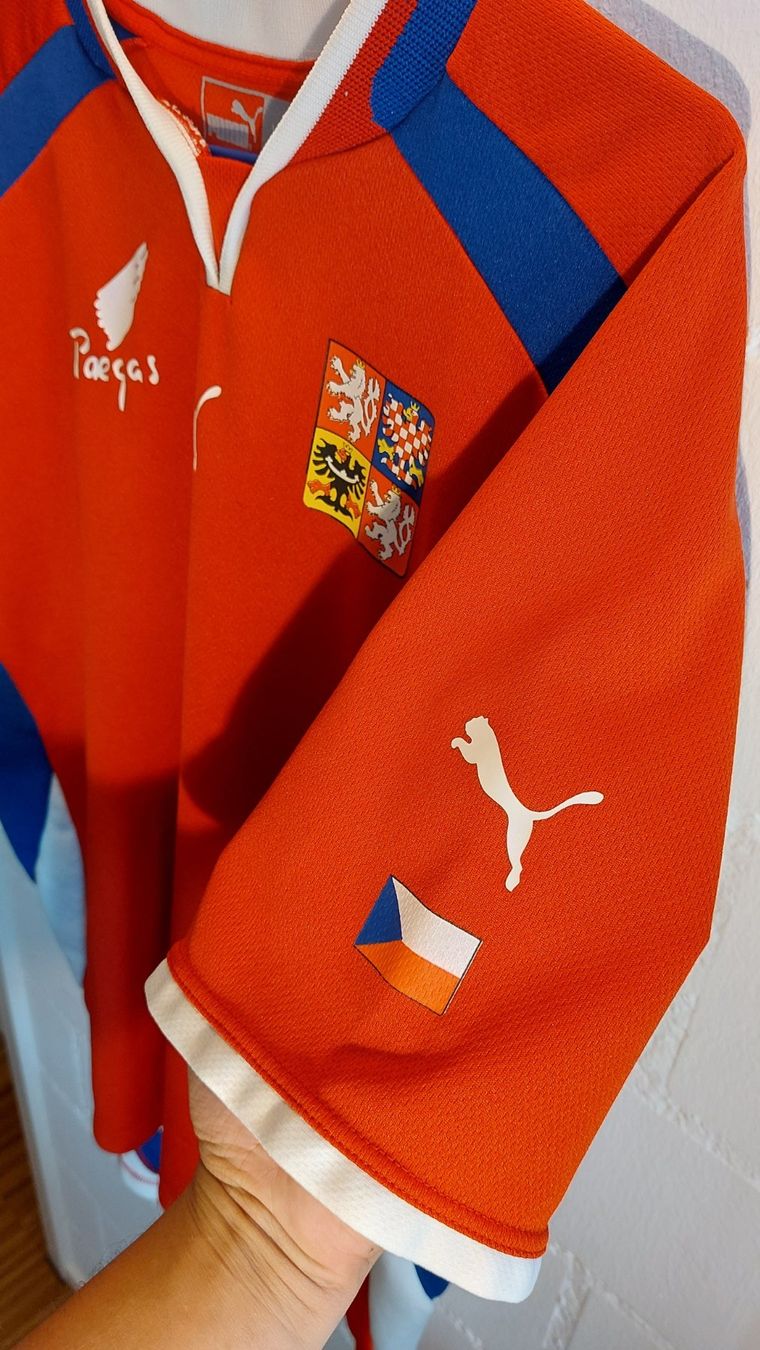 Puma Leibchen & Hosen: Orginal Tschechien Trikot 2004 Gr. XL – Gebraucht aus Hedingen von Turicun25 4