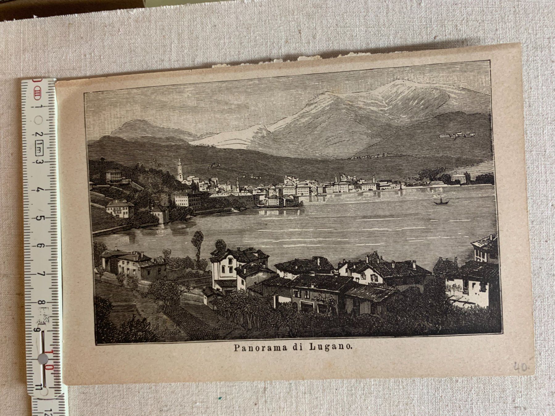 Cartoline postali: Ticino - Lugano - 1885 – Usato da Sorengo venduto da 74in