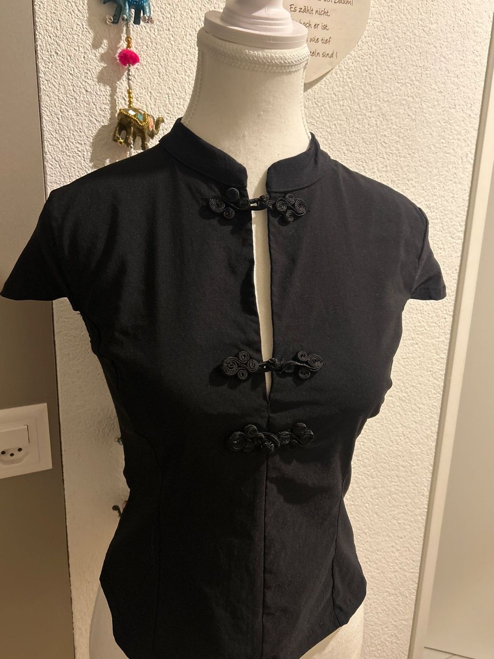 Pull&Bear Camicette: Damen Bluse schwarz von Pull & Bear Gr. S – Nuovo (secondo la descrizione) da Brunnen venduto da Nala2929 5