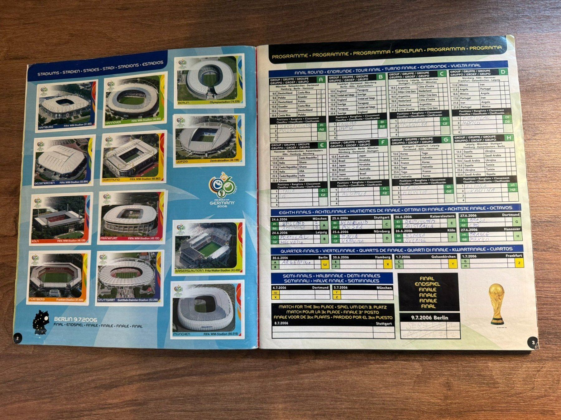 Panini Album: Panini Album WM 2006 - Komplett – Usato da Chiggiogna venduto da TheLegend88 1