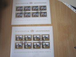 No 20 Blöcke Lichtenstein Jubileum