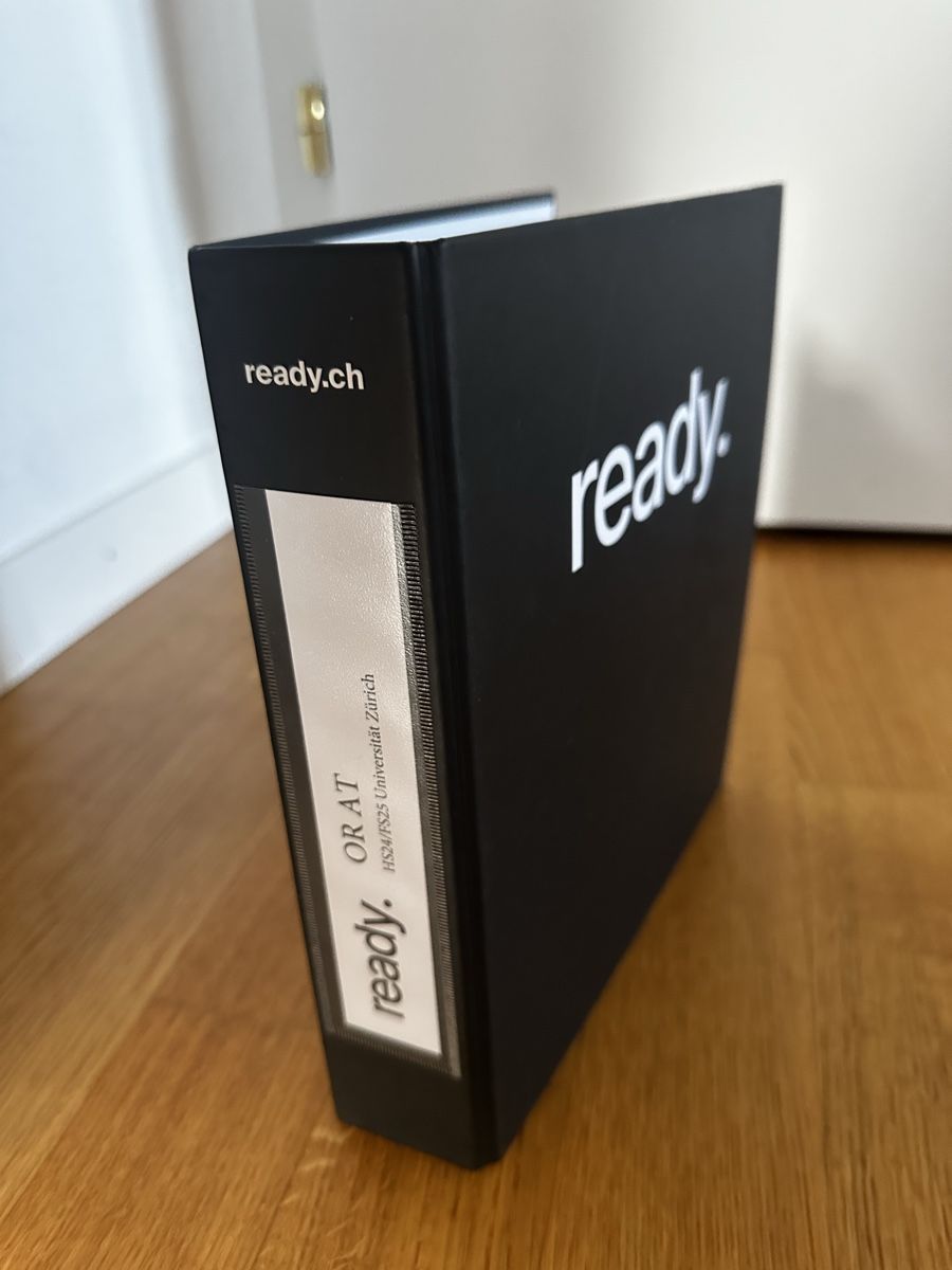 Ordner: ready ordner or at – Gebraucht aus Wiesendangen von ste_vv