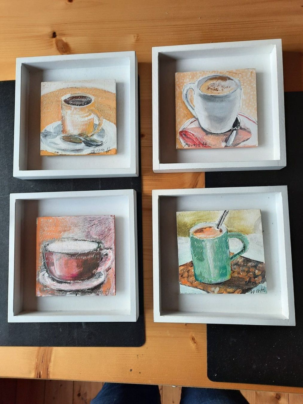 Poster & Bilder: 12 handgemalte Bilder als Serie Kaffee – Neu (gemäss Beschreibung) aus Berneck von Hansi_Muenz 3