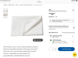 Babybett Matratzenschutz von IKEA - Porto 3.40