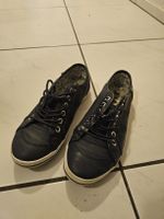 Fila Damen Sneakers Gr. 37, Dunkelblau, Leder