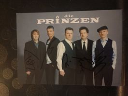 Die Prinzen -  signierte Autogrammkarte