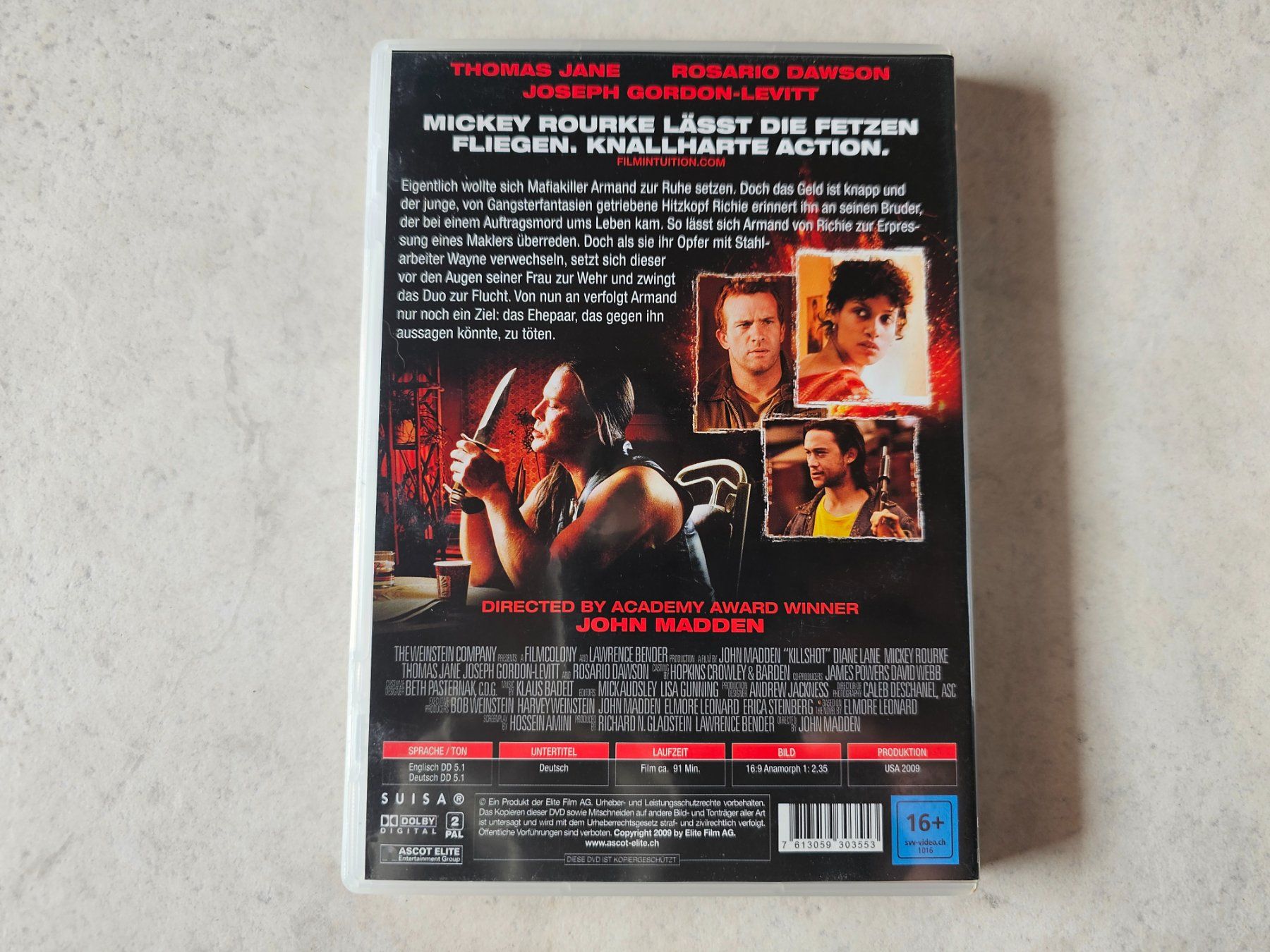 Tutti i DVDs: Killshot  (Diane Lane) – Usato da Schneisingen venduto da backstore24 1