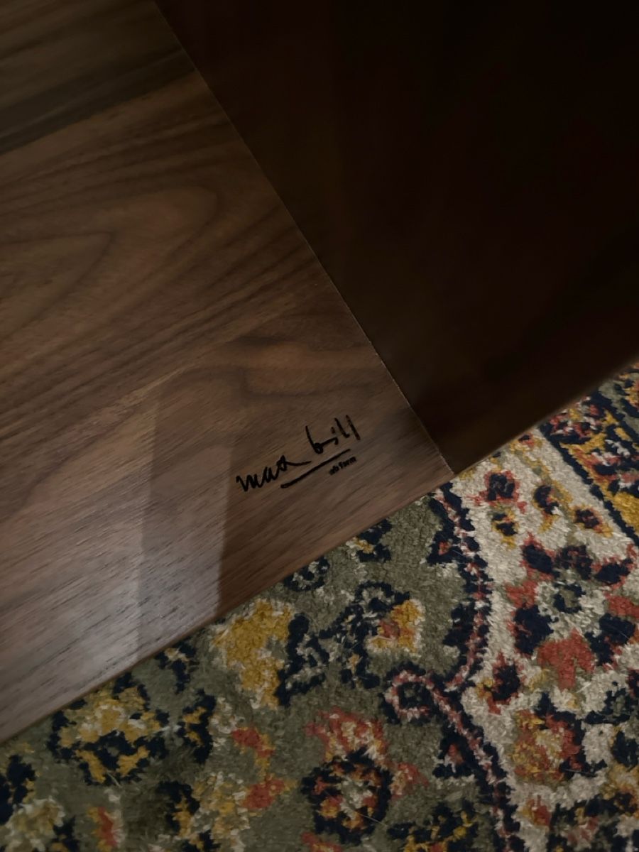 Hocker: Ulmer Hocker Nussbaum Max Bill – Gebraucht aus Muttenz von SarahLisa01 4