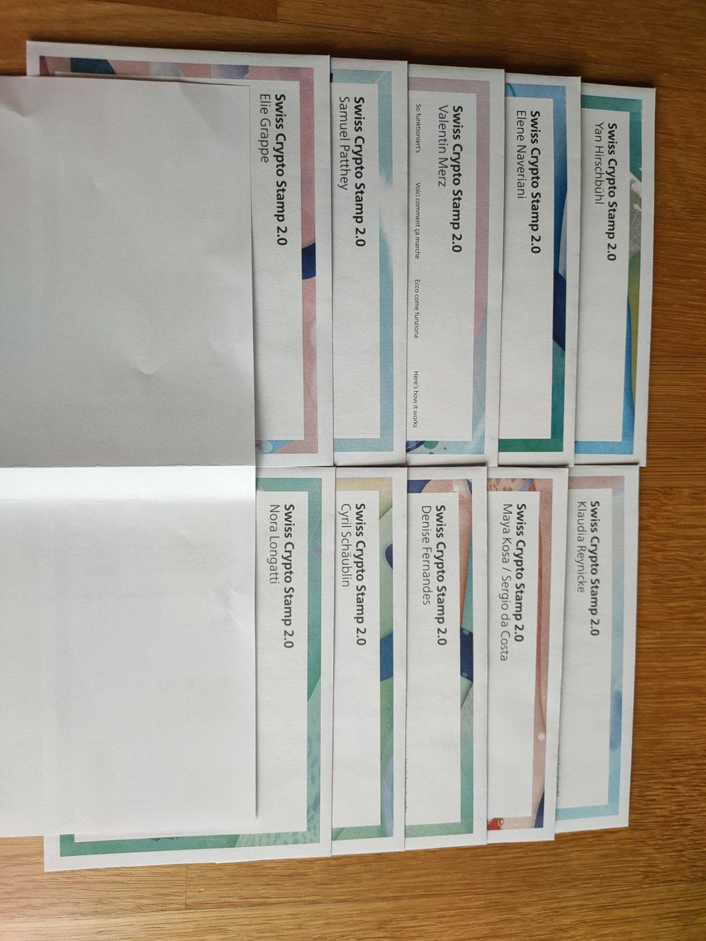 Tutti i francobolli: Crypto Stamps 10er Set – Usato da Regensdorf venduto da Donaldduck0907