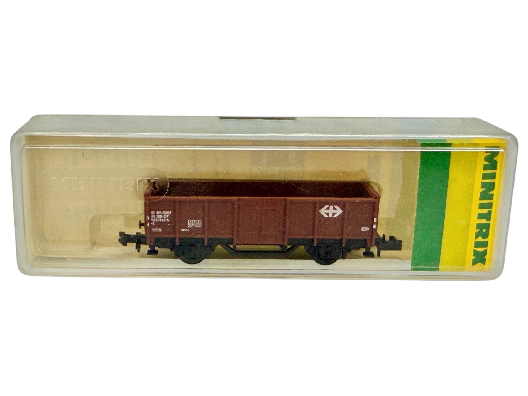 Trix Modellini di ferrovie: MINITRIX 3585 Wagon de marchandises SBB CFF vintage – Usato da Morges venduto da vintiques 4