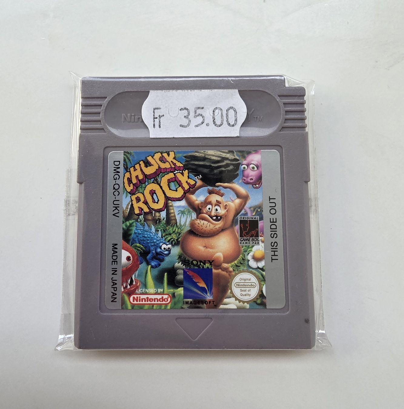 Nintendo Giochi: CHUCK ROCK (für Gameboy) – Usato da Genève venduto da tacoma08