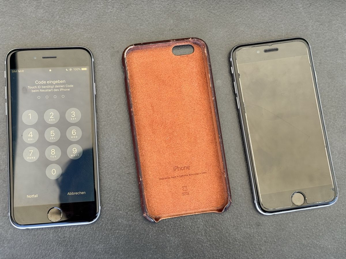 Apple Telefoni cellulari / Smartphones: 2x Apple iPhone 6, 64 GB, Space Grau 100% Akku – Usato da Kloten venduto da RonjaTonga